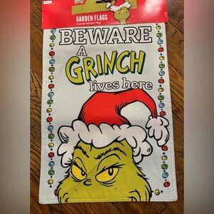 Grinch Garden Flag